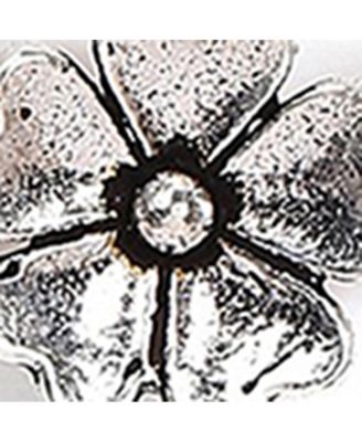 Women's Oxidised Hoop Earrings