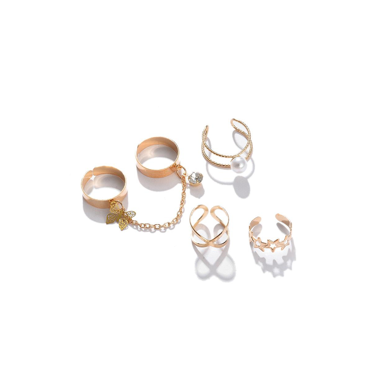 Women's Minimal Multi-Layer Ring - Gold