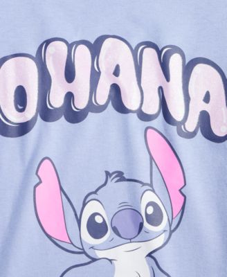 Little & Big Girls Ohana Stitch Graphic T-Shirt, Exclusively at Macy's