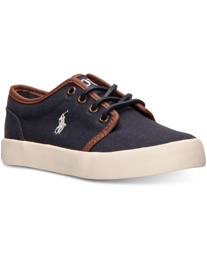 Polo Ralph Lauren Little Boys' Ethan Low Casual Sneakers from Finish ...