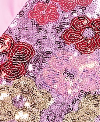 Little & Big Girls Sequined Bomber Jacket, Exclusively at Macy's