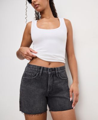Women's Good Long Jean Shorts, Regular And Plus Size