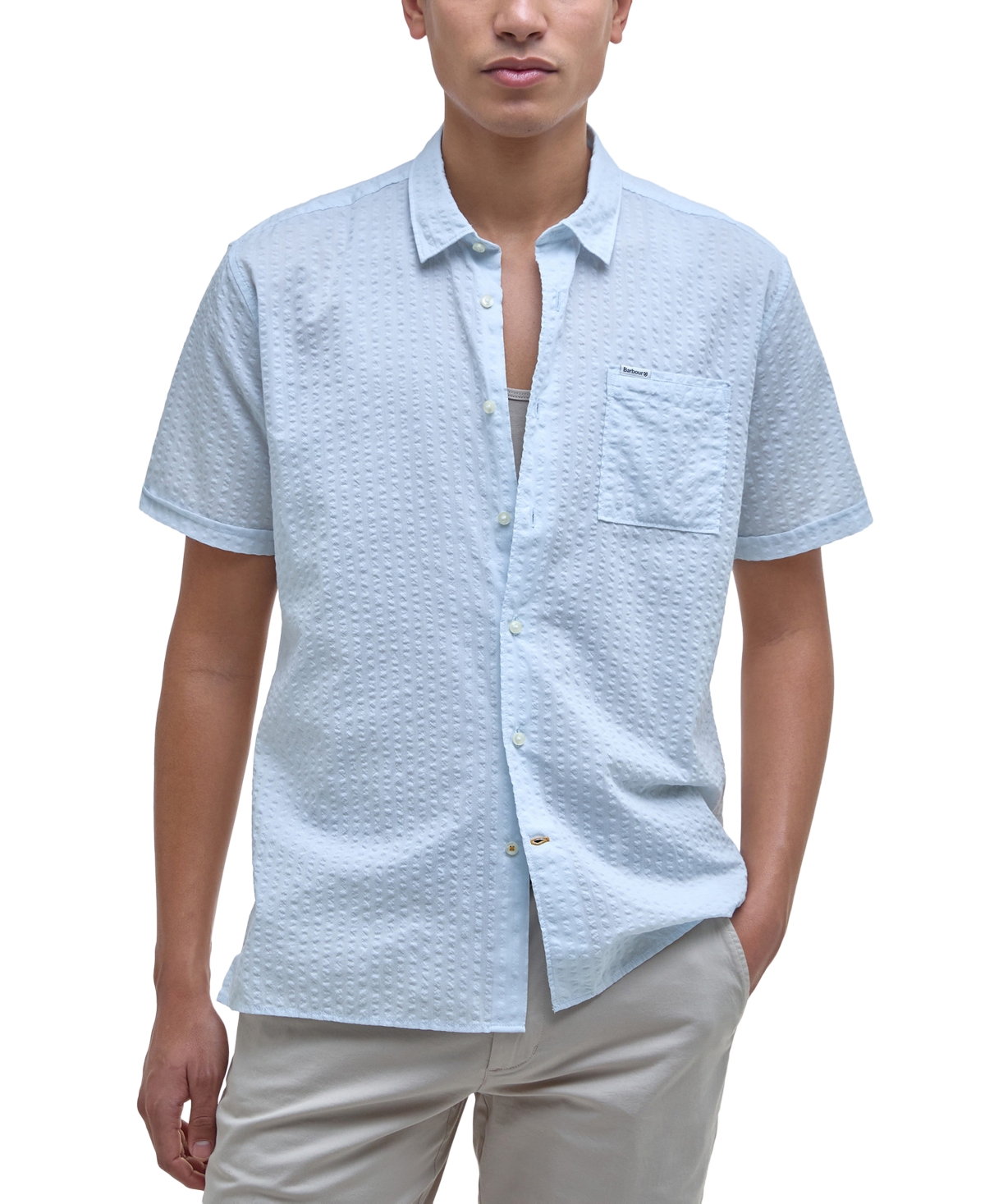 Men's Treelane Textured Shirt - Bleached B