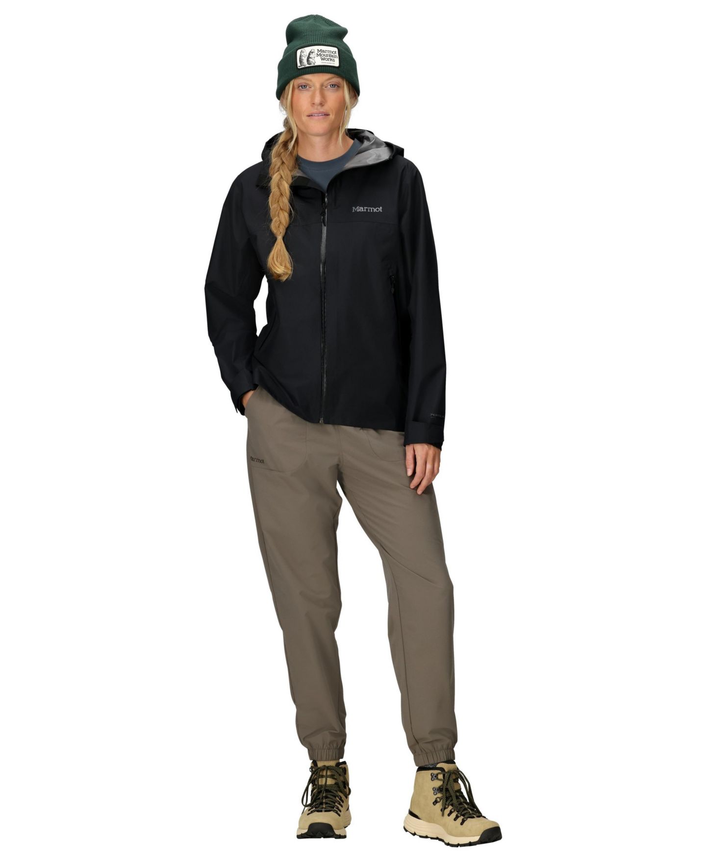 Женская куртка Marmot Minimalist Pertex, цвет: Чёрный — фото 2