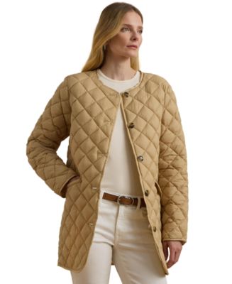 コート LAUREN RALPH LAUREN Woman Coat Beige 297967121 270 Lauren Ralph Lauren Women's Double-Breasted Trench Coat - Macy's