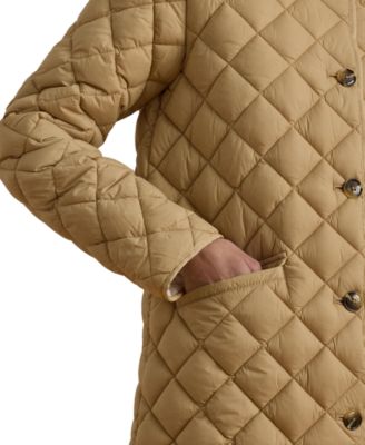 Women's Button-Front Collarless Coat