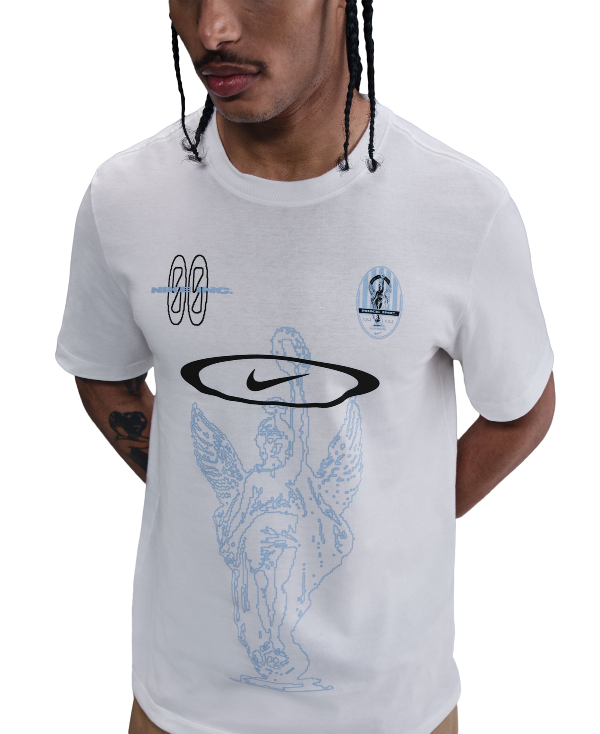 Sportswear Men's Short Sleeve Crewneck Victory T-Shirt - White/(black)