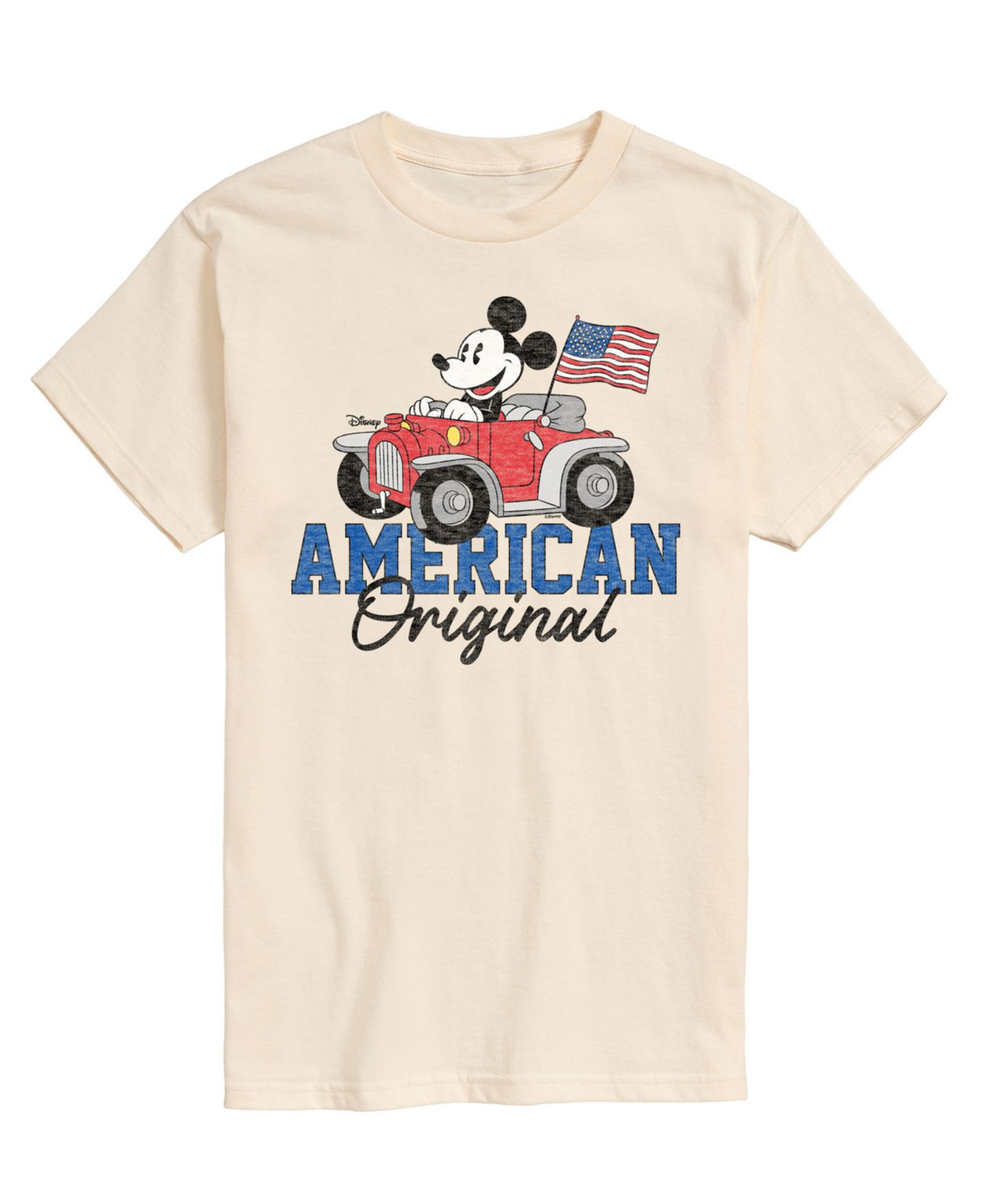 Мужская футболка AIRWAVES Disney Mickey American Original Short Sleeve, цвет: Бежевый / Хаки — фото 1