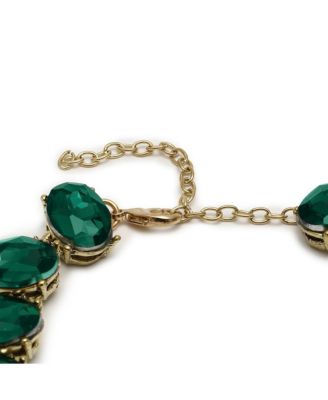 Women's Gold Plated Designer Stone Jewellery Set