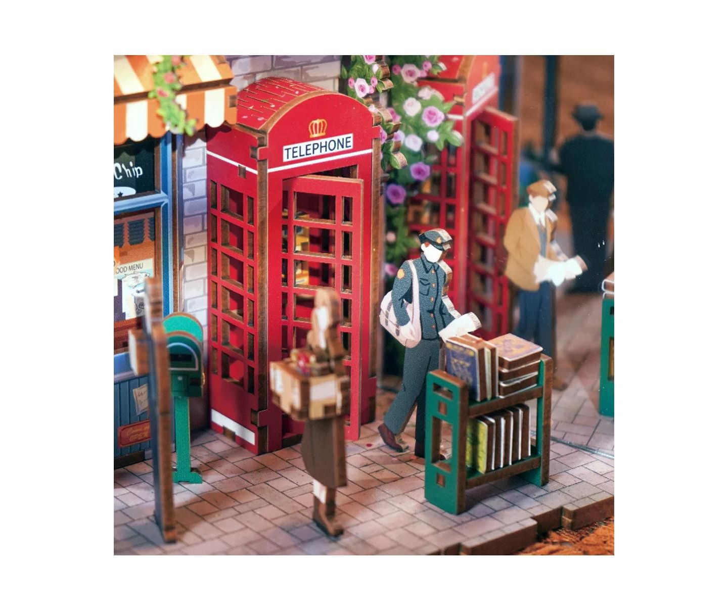 Детский конструктор Flash Popup Book Nook 84 Charing Cross Road 178-Piece Building Set, Ages 14+ — фото 3
