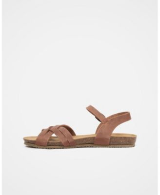 Multistrap Open Toe Flat Sandal