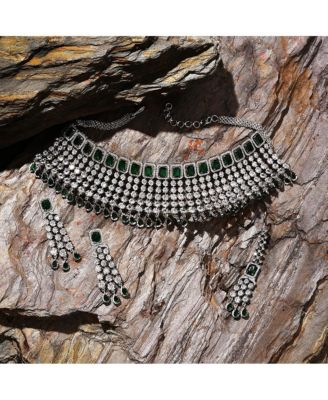 Women's Plated Designer Jewellery Set