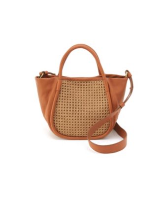 Hobo Margot Satchel in Pebbled Metallic Leather