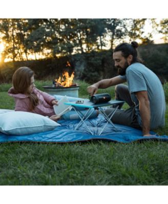 FT08 Portable Camping Table, Ultralight Aluminum Folding Beach Table with Carry Bag for Outdoor Cooking, Picnic, Camp, Boat, Travel