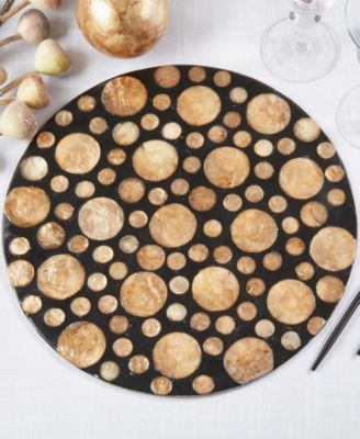 Echoes Capiz Placemats, 15" Round