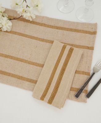 Classic Stripe Placemats and Napkins, Set of 8