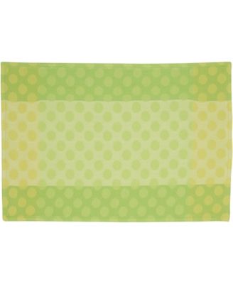 Playful Polka Dot Cotton Placemats and Napkins, Set of 8