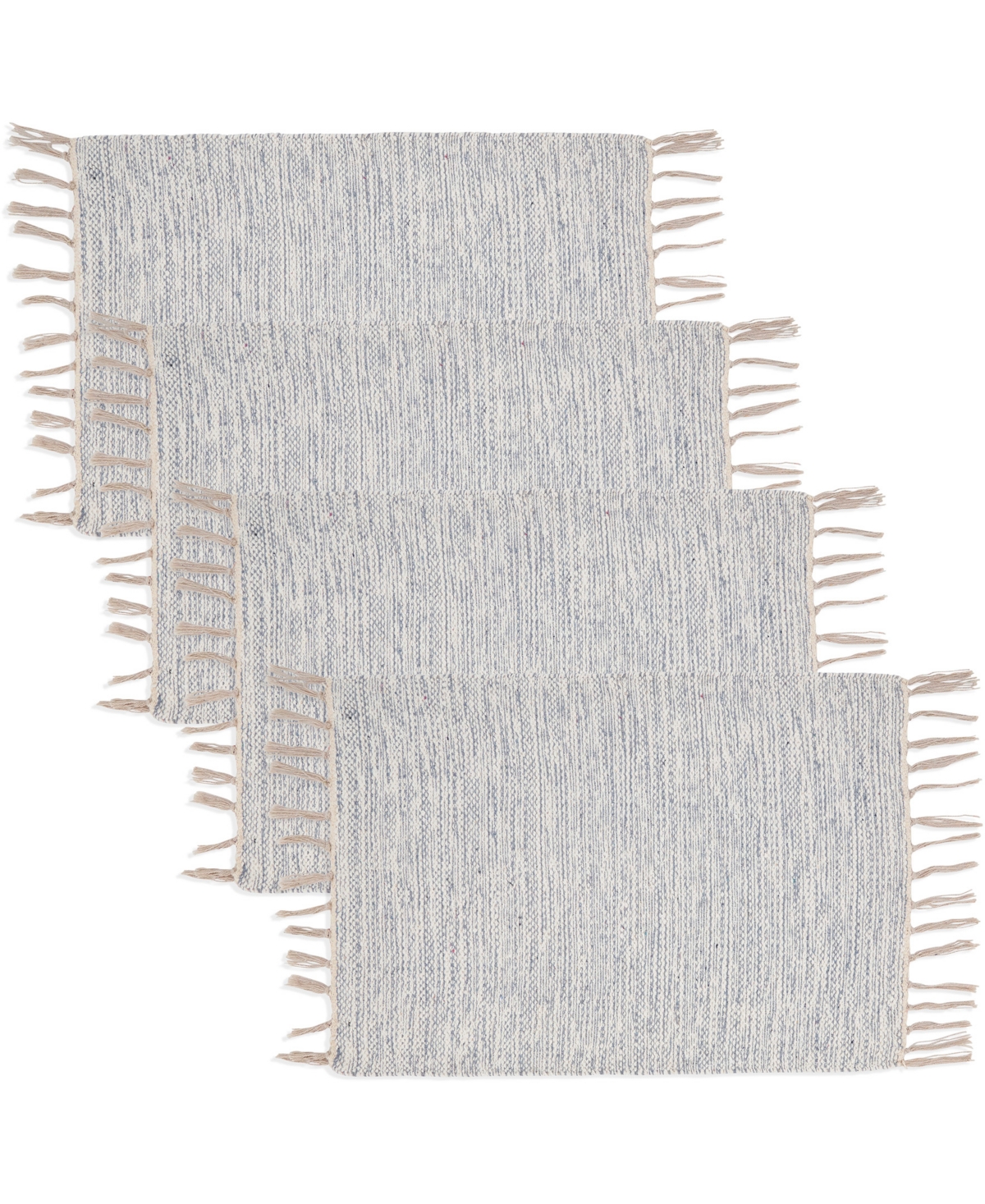 Saro Lifestyle Desert Bloom Placemats, 12" X 18" In Blue