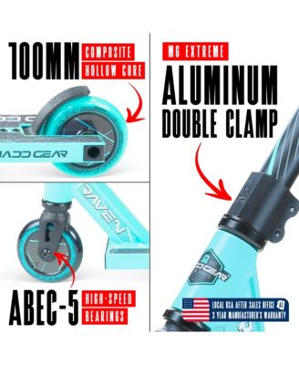 Pro Stunt Scooter for Kids Ages 5 - 12 – Lightweight Durable Trick Scooter for Skatepark and Street – MG1 - Teal