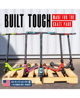 Pro Stunt Scooter for Kids Ages 5 - 12 – Lightweight Durable Trick Scooter for Skatepark and Street – MG1 - Red