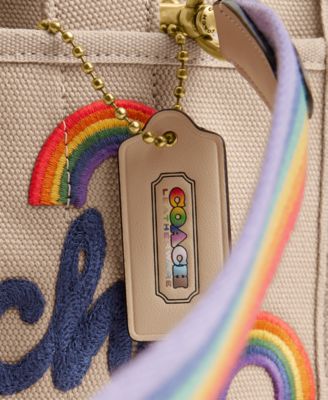 【COACH】Cargo 26 Rainbow Small Tote Bag COACH® | Cargo Tote Bag 26 With Rainbow