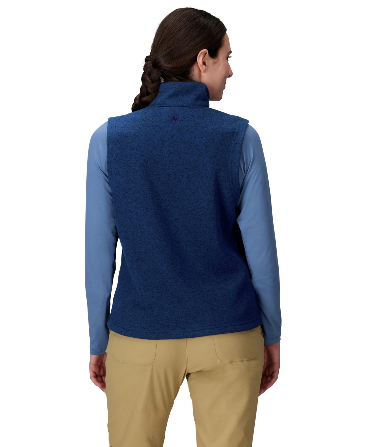 Marmot Women's Drop Lined Collar Vest In Arctic Nav