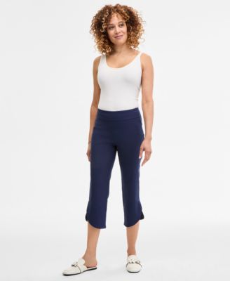 JM Collection - Women's Mid Rise Tulip-Hem Capri Pants, Exclusively at Macy's