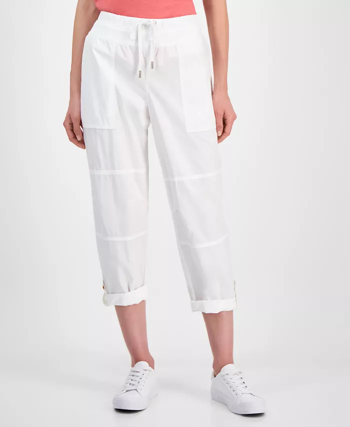 Jeans Women's Cotton Roll-Tab Utility Pants - thumbnail 3