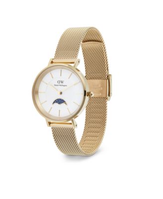 Unisex Analog Gold-Tone Stainless Steel Watch, 32mm