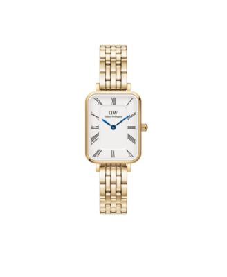 Unisex Analog Gold-Tone Stainless Steel Watch, 20mm