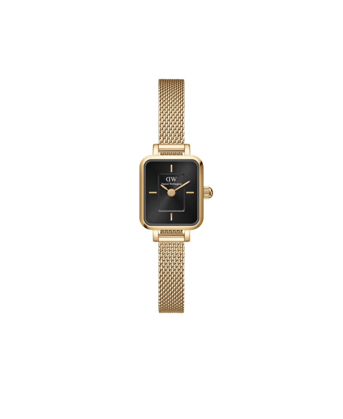 Unisex Analog Gold-Tone Stainless Steel Mesh Watch, 15mm - Gold-Tone