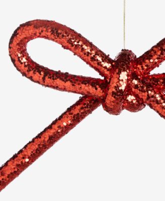 Christmas Cheer Glitter Bow Ornament, Exclusively Made For Macy's