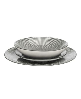 Laura Grey 12 Pc. Dinnerware Set, Service for 4