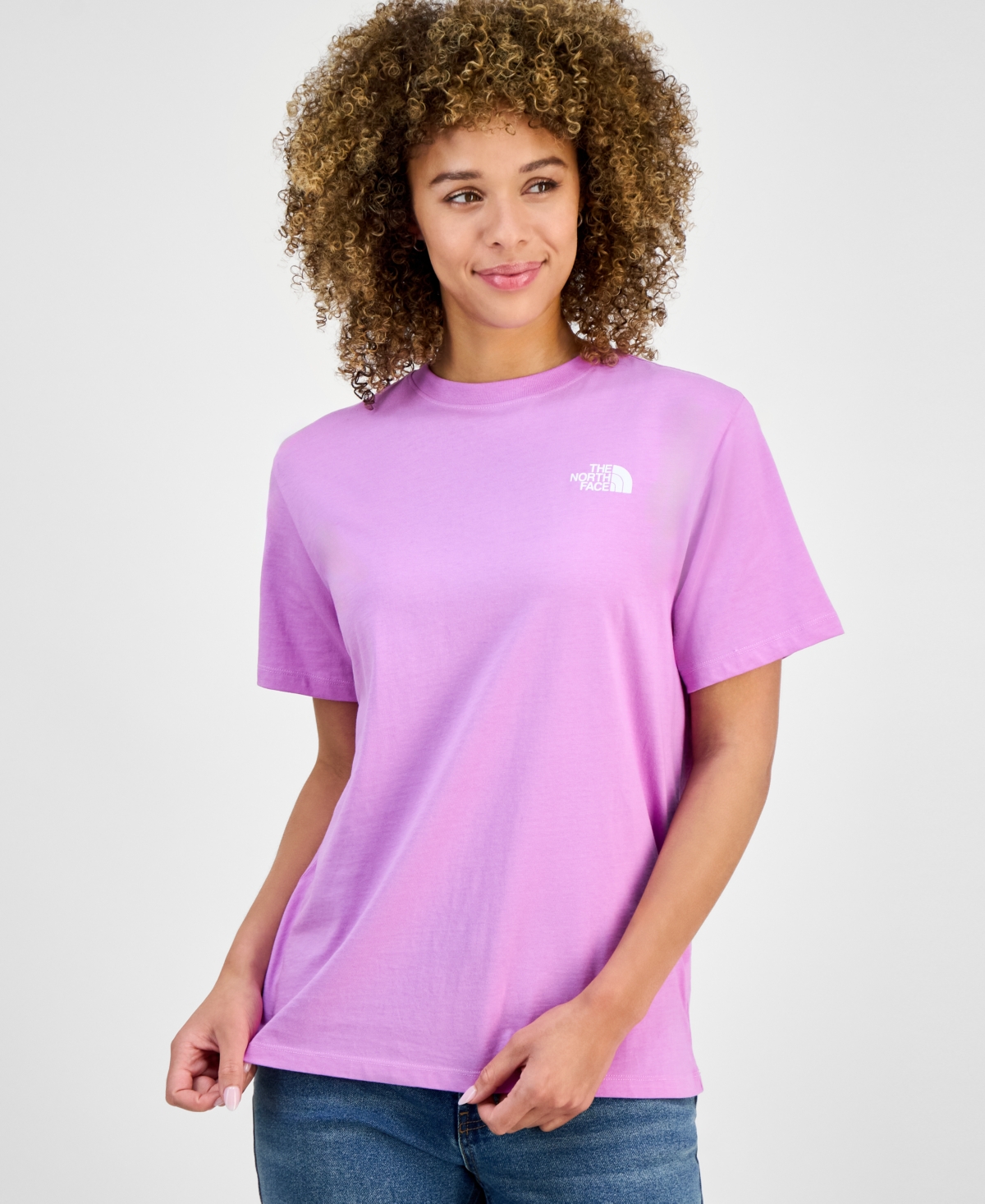 THE NORTH FACE WOMEN'S COTTON CORE FLOWER GRAPHIC T-SHIRT 