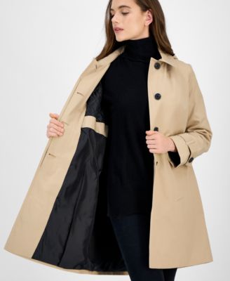 Women's Hooded Scarf Trench Coat