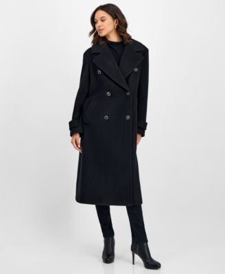 Women's Double-Breasted Maxi Coat