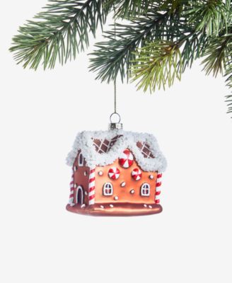 Gingerbread Village Glass Gingerbread House Ornament, Macy's Exclusive