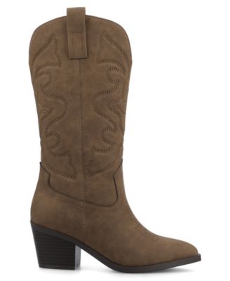 Women's Chantry Wide Calf Western Mid Shaft Boots