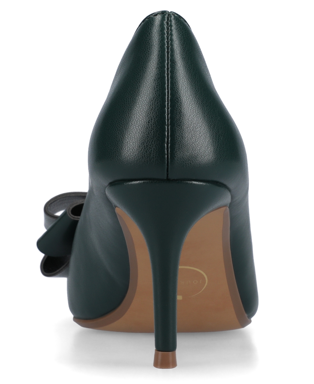 Journee Collection Women's Crystol Velvet Pumps In Green