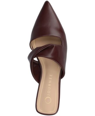 Women's Enniss Twist Cutout Pointed Toe Mules