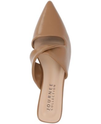 Women's Enniss Twist Cutout Pointed Toe Mules