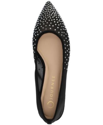 Women's Gracelynn Embellished Mesh Ballet Flats