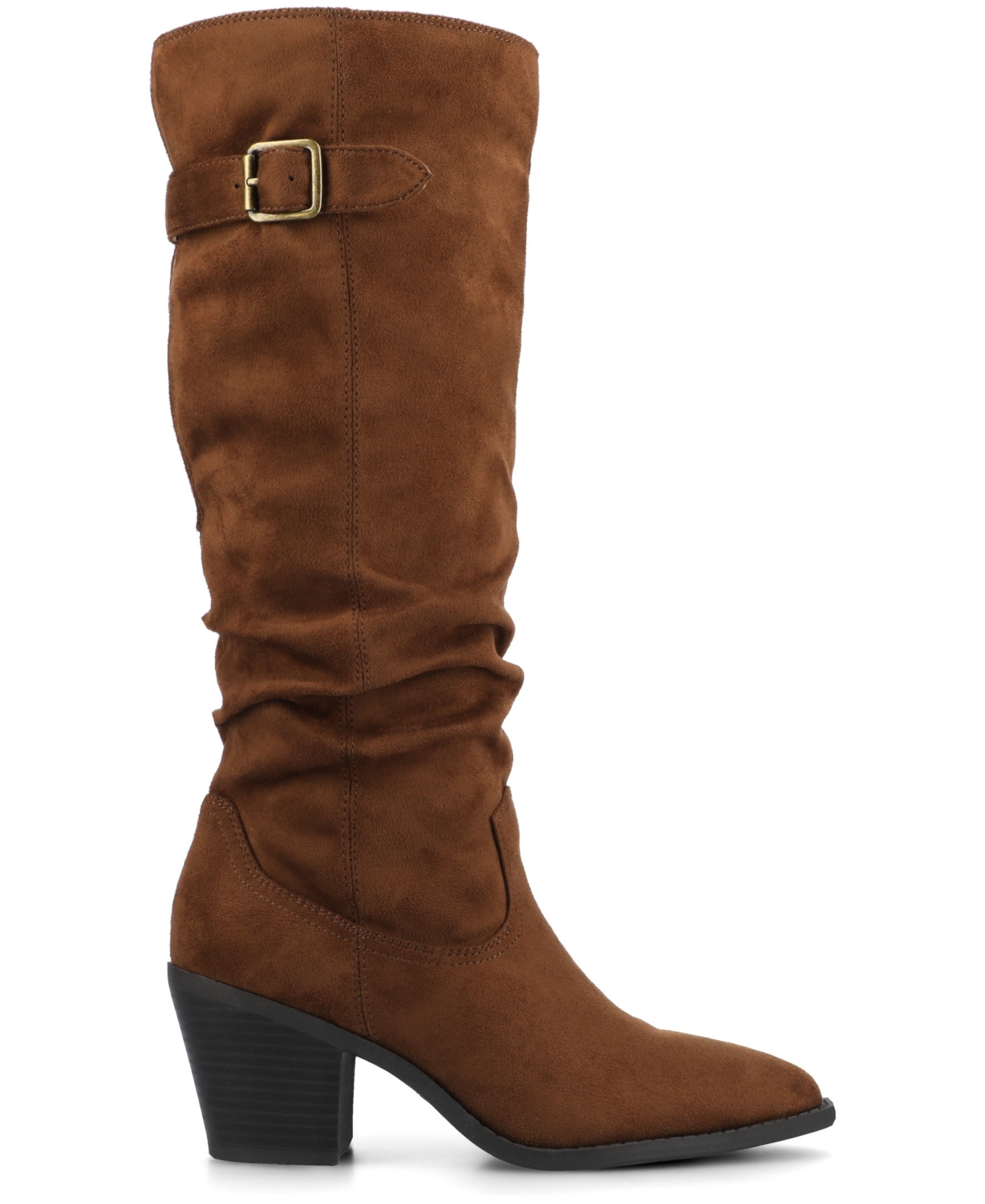 Journee Collection Journee Womens Kaleah Knee High Wide-calf Slouchy Boots