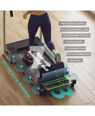 Folding Electric Treadmill with LED Display – Compact Design for Easy Storage and Fitness