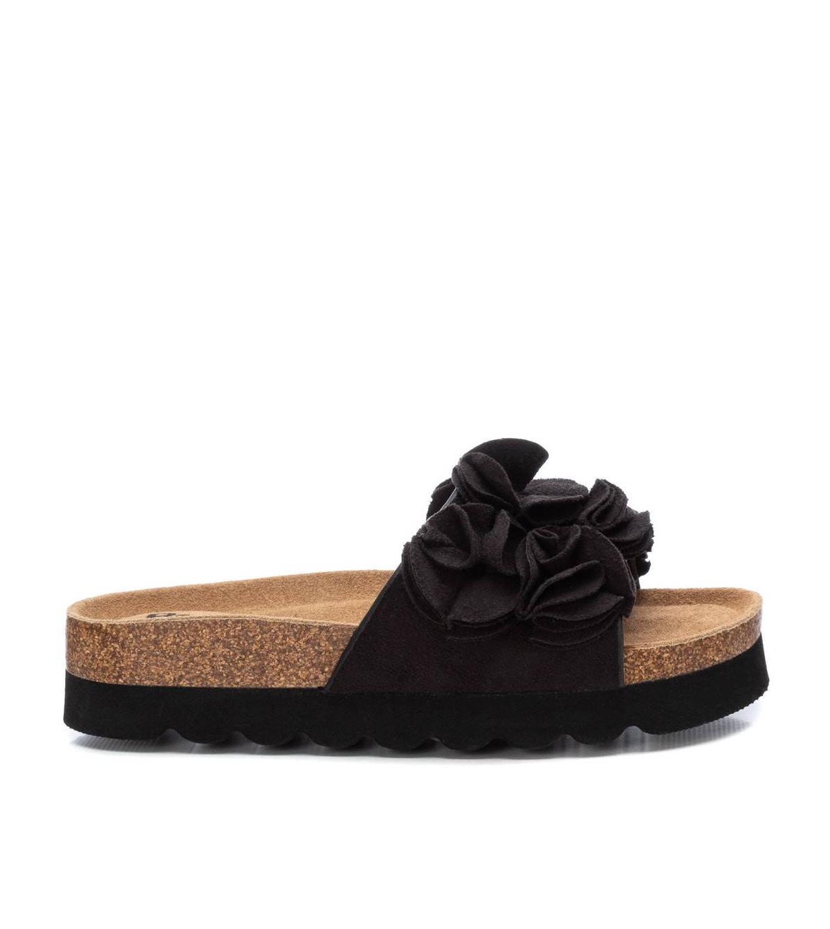 Women's Footbed Sandals By Xti - Black