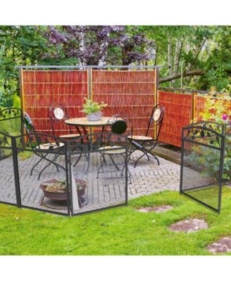 Heavy-Duty Dog Playpen Foldable Metal Exercise & Garden Fence