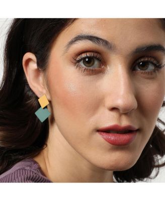 Women's Gold Plated Designer Drop Earrings