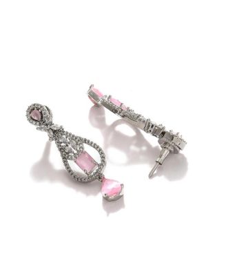 Women's Silver Plated Designer Jewellery Set