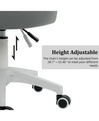 Modern Velvet Task Chair 360 Swivel Adjustable Height Office Chair