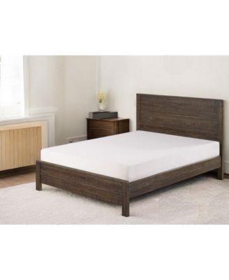 Solid Wood Bed Frame – Sturdy Platform Bed with Slatted Base